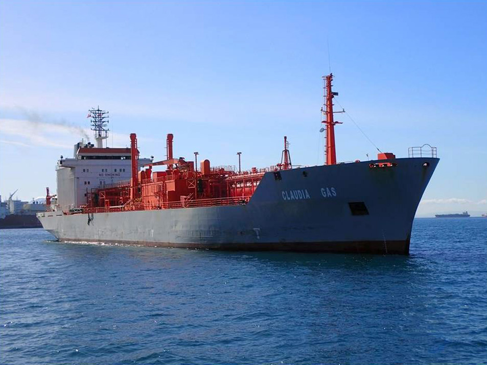 Claudia Gas tanker